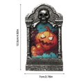 thumbnail image 2 of  LED Skeleton Gravestone Light Tombstones Figurine Light for Halloween Decoration, 2 of 6