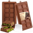 thumbnail image 1 of Molde para chocolate ROMINVIC Dubai, paquete de 2 con raspador de silicona, 1 of 7
