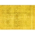 thumbnail image 1 of Ahgly Company Machine Washable Indoor Rectangle Persian Yellow Traditional Area Rugs, 2' x 3', 1 of 4