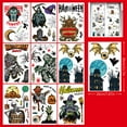 thumbnail image 2 of Halloween Window Stickers, 9 Sheets Window Clings Decals, Cute Witch Tree Zombie Ghost Patterns PVC Window Stickers for Treat or Trick Party Favors Decal Supplies Decor Accessories, 2 of 5