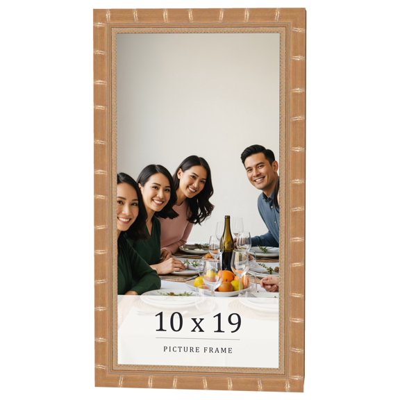 10x19 Frame Gold Real Wood Picture Frame Width 1.5 inches | Interior Frame Depth 0.5 inches |