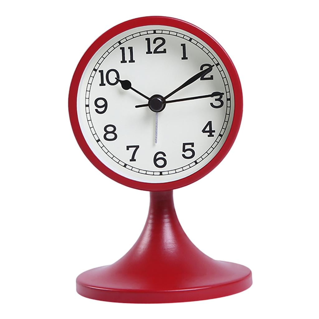 Multifunctional decorative digital clock with stand Desk shelf clock F