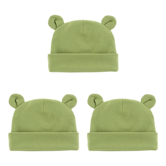 Qarigey Gorro de bebé cómodo, gorros elásticos multifuncionales para niñas y niños, accesorios para bebés, gorros para niños pequeños, verde Type1 NO1 Qarigey CBP379556