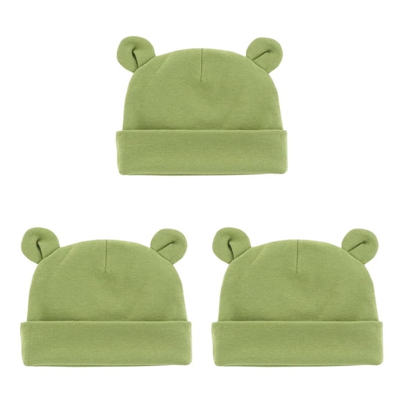 Qarigey Gorro de bebé cómodo, gorros elásticos multifuncionales para niñas y niños, accesorios para bebés, gorros para niños pequeños, verde Type1 NO1 Qarigey CBP379556