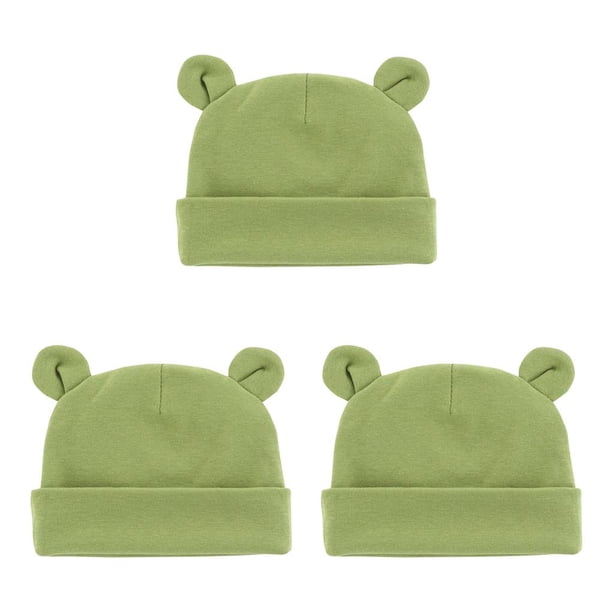 Qarigey Gorro de bebé cómodo, gorros elásticos multifuncionales para niñas y niños, accesorios para bebés, gorros para niños pequeños, verde Type1 NO1 Qarigey CBP379556