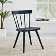 thumbnail image 3 of Side Dining Chair, Set of 2, Blue, Wood, Modern Contemporary Farmhouse Coastal, Kitchen Room Cafe Bistro Restaurant Hospitality, 3 of 10