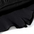 thumbnail image 6 of Cethrio Girls Pleated Skirts, Elastic Waist School Uniform Dancing Spring Fall Mini Skirts Black Size 12-13 T, 6 of 6