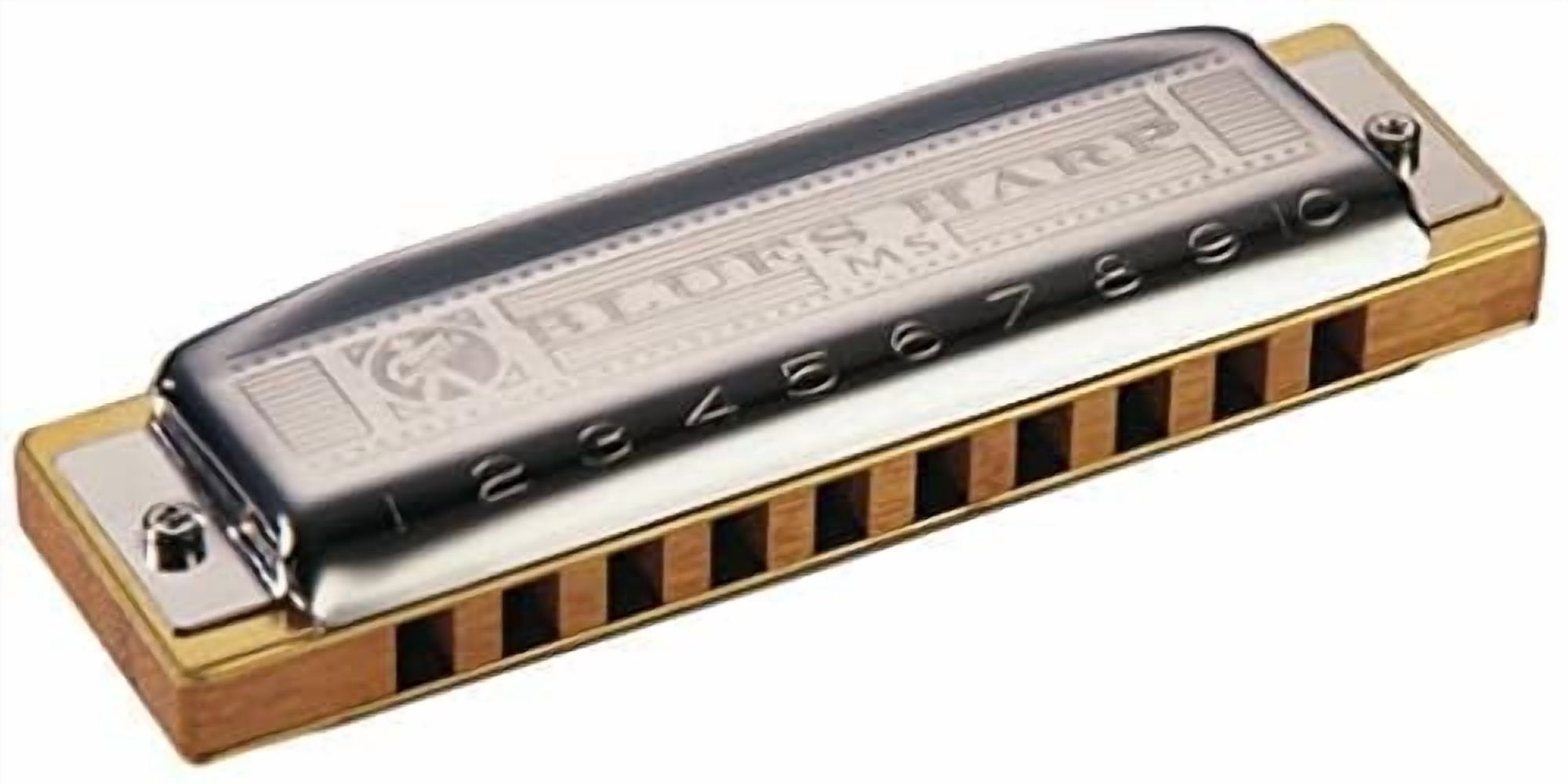 Hohner 532 Blues Harp MS Harmonica - Key of C w/ Key Stickers
