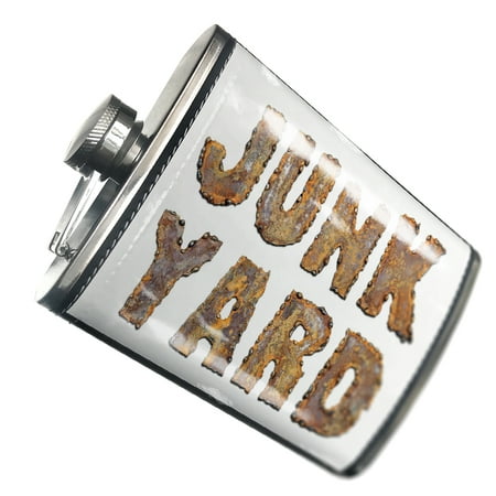 

NEONBLOND Flask Junk Yard Rusty Vintage Metal Welding