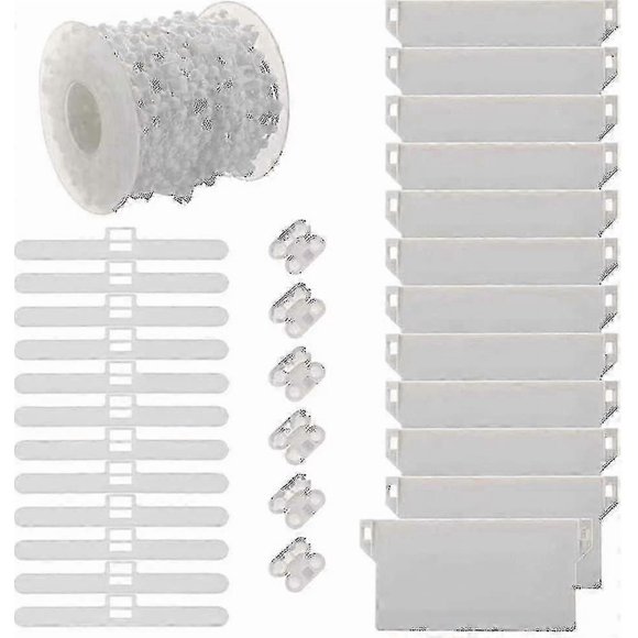 Vertical Blind Repair Kit, Vertical Blind Accessories, Plastic Chain Connector Top Connector 89mm Weight Slats 26-27s