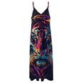 thumbnail image 4 of Tiger Animal Graffiti Fine Art Sleeveless Dress Summer Dress Woman 2025, 4 of 7