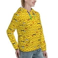 thumbnail image 6 of Lsque Funny Ducks Pattern Casual Women's Hoodie,Hooded Sweatshirt with Kangaroo Pocket,Pullover Hoodie with Eye-catching Drawstrings-Large, 6 of 7
