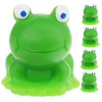 OGITUDE 5Pcs Mini Resin Frog Figurines Mini Garden Frog Ornaments Tiny Frog Toys Miniature Moss Landscape