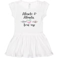 thumbnail image 3 of Inktastic Abuelo and Abuela Love Me- Heart Grandchild Girls Toddler Dress, 3 of 5