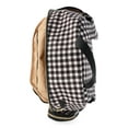 thumbnail image 5 of Madden NYC Women's Chain Pocket 17" Dome Backpack, Black Gingham, 5 of 5