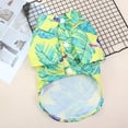 thumbnail image 4 of Pet Summer Hawaii Beach Flower Shirt Dog Chiffon Costume Puppy Overalls Thin Short Sleeve Clothing Coconut Tree,L, 4 of 9