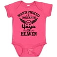 thumbnail image 3 of Inktastic Handpicked for Earth by My Yaya in Heaven with Angel Wings Boys or Girls Baby Bodysuit, 3 of 5