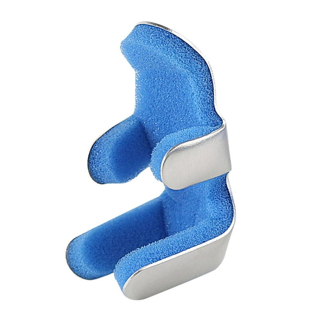 Milaget Attelle de Doigt Redresseur Correcteur Orthèse Soutien Protecteur Bleu - P S