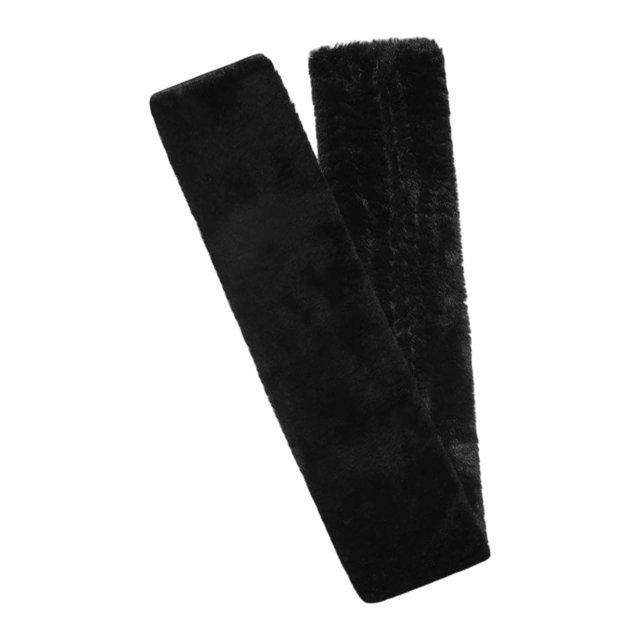 Protector de cincha para caballo, suave, evita rozaduras, absorbe el sudor Negro