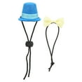 thumbnail image 3 of Domqga Mini Lizard Hat Bowtie, Bright Colors Reptile Hat And Bowtie For Reptile For Lizards For Hamster, 3 of 8