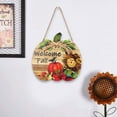 thumbnail image 4 of Space-saving Hanging Plaque Add Atmospheres Wood Pumpkin Shape Thanksgiving Sign Decoration for Home, 4 of 10