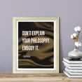 thumbnail image 3 of Don't explain your philosophy. Embody it - Epictetus, 8 x 10 Wooden Framed Print | Stoic Wisdom Inspirational Quotes, 3 of 5