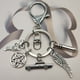 thumbnail image 4 of Llavero de metal con forma de bala de pistola y pentagrama sobrenatural para coche, 4 of 5