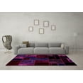 thumbnail image 3 of Ahgly Company Indoor Rectangle Patchwork Pink Transitional Area Rugs, 7' x 9', 3 of 4