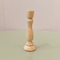 thumbnail image 1 of Candelabros de madera retro sin pintar, candelabros artesanales clásicos de madera, juego de candelabros para decoración de bodas., 1 of 8