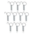 thumbnail image 1 of lionlar 10 Packs Elastic Metal Cage Door Spring Hook for Rabbit Cage Large, 1 of 5