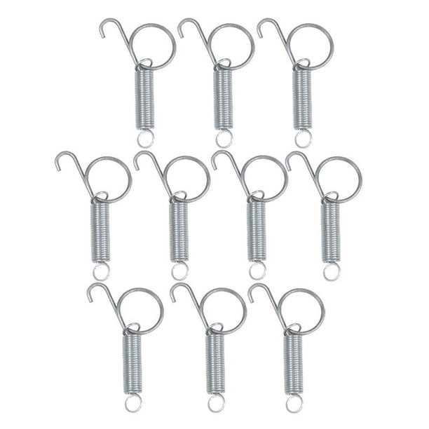 Paquete de 10 anillos elásticos de fijación para puerta de jaula de animales pequeños, jaulas de conejos y alambre. Largo