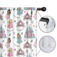 thumbnail image 4 of Blackout Kids Curtains,White Princess Castle Pattern Childrens Insulated Curtains Set Of 2,Bedroom Essentials,Toddler Room Decor 42"x63", 4 of 5