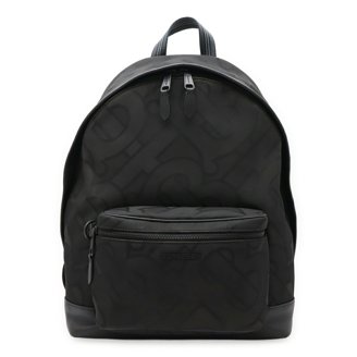 BALENCIAGA Everyday Backpack, Rucksack, Daypack, Leather, Black, White, 552374 Balenciaga Everyday Logo Backpack Rucksack Daypack Leather  main image 3