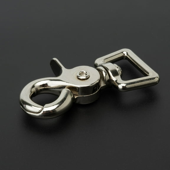 Country Brook Design® 3/4 Inch Nickel Plated Trigger Swivel Snap Hooks, 10 Pack