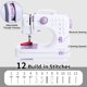thumbnail image 4 of Máquina de coser portátil NEEDLENEST Mini, 12 puntadas, LED, 4 of 7