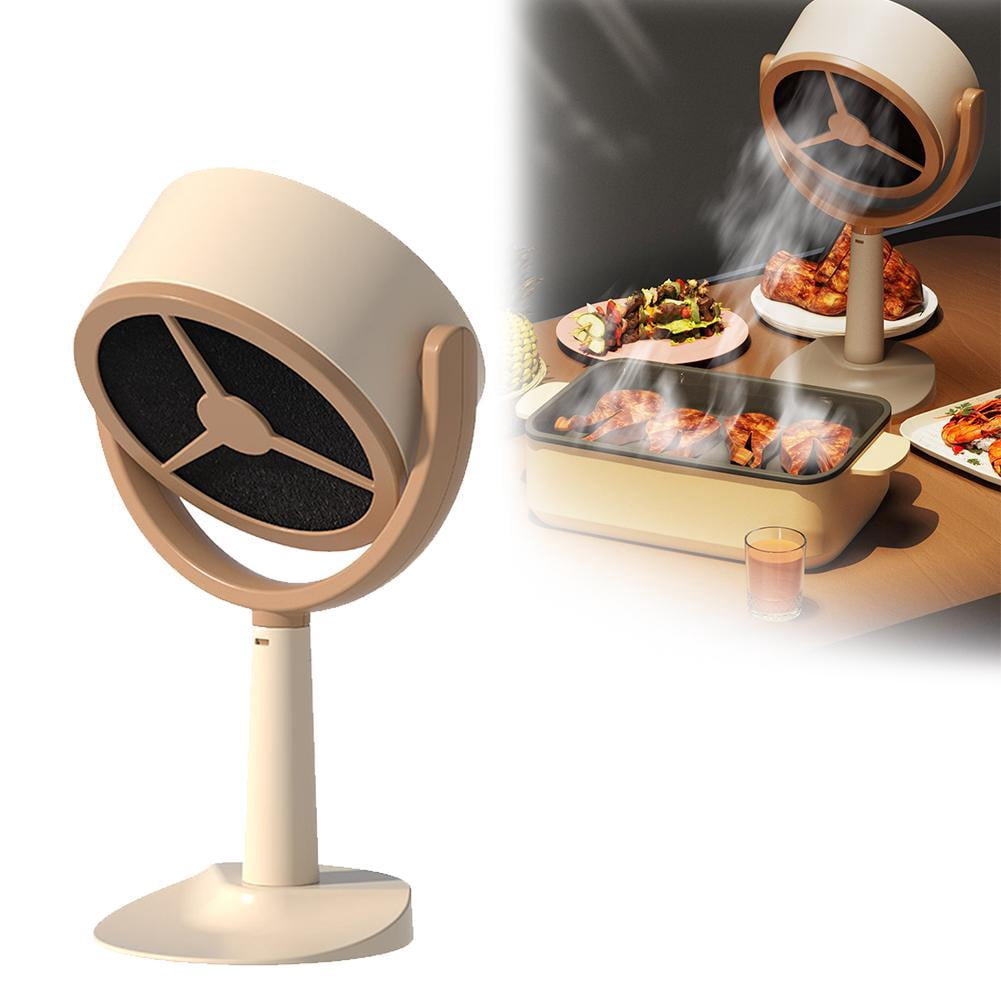 Smoke Away Purifier Fan Rechargeable, Smoke Fan for Smoking Indoors, Household Small Desktop Range Hood Portable Smoke #air# Purifier Fan I9P1