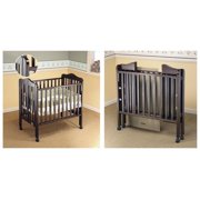 Angle View: Orbelle Trading Tina Three Level Folding Portable Crib