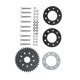 thumbnail image 5 of Piñón plano de 36 dientes con montaje de adaptador de 9 orificios Piñón de cadena trasera para bicicleta motorizada de 2 tiempos de 49 cc 66 cc 80 cc, 5 of 19