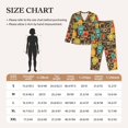 thumbnail image 4 of Naloa Robot and Monsters Pajamas for Women Set, Womens Pajama Sets, Lounge Sets for Women, 2pjs for Women-XX-Large, 4 of 7