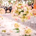 thumbnail image 4 of Paquete de 30 flores artificiales de rosas doradas, cabeza de flor, cabezas de flores de rosas de seda artificiales doradas para el día de San Valentín, boda, fiesta, decoración del hogar, 4 of 4