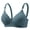 Blue, variant on Wireless Bras for Women No Underwire New Women's Solid Color Back Buckle Thin Style Ventilate Bra without Steel Rim Pink 36/80B