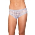thumbnail image 2 of BCBGMAXAZRIA Women's Mesh Trim Micro Hipster Panties, 3-Pack, 2 of 3