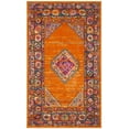 thumbnail image 6 of SAFAVIEH Madison Emmet Traditional Area Rug, Orange/Fuchsia, 3' x 5', 6 of 7