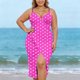 thumbnail image 2 of TaTaai Women Solid Color Sheer Chiffon Beach Cover Up Wrap Sarong Long Skirt with Tie Waist Lightweight Flowy Dress for Swimwear Vacation Pool Party Wear Gift, 2 of 9