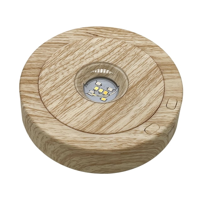 Rotating Display Stand Electric Turntable Exhibitions Platform Collectibles 4.5" Wedding with LED Lights Colorful Rotating Display Stand , wood