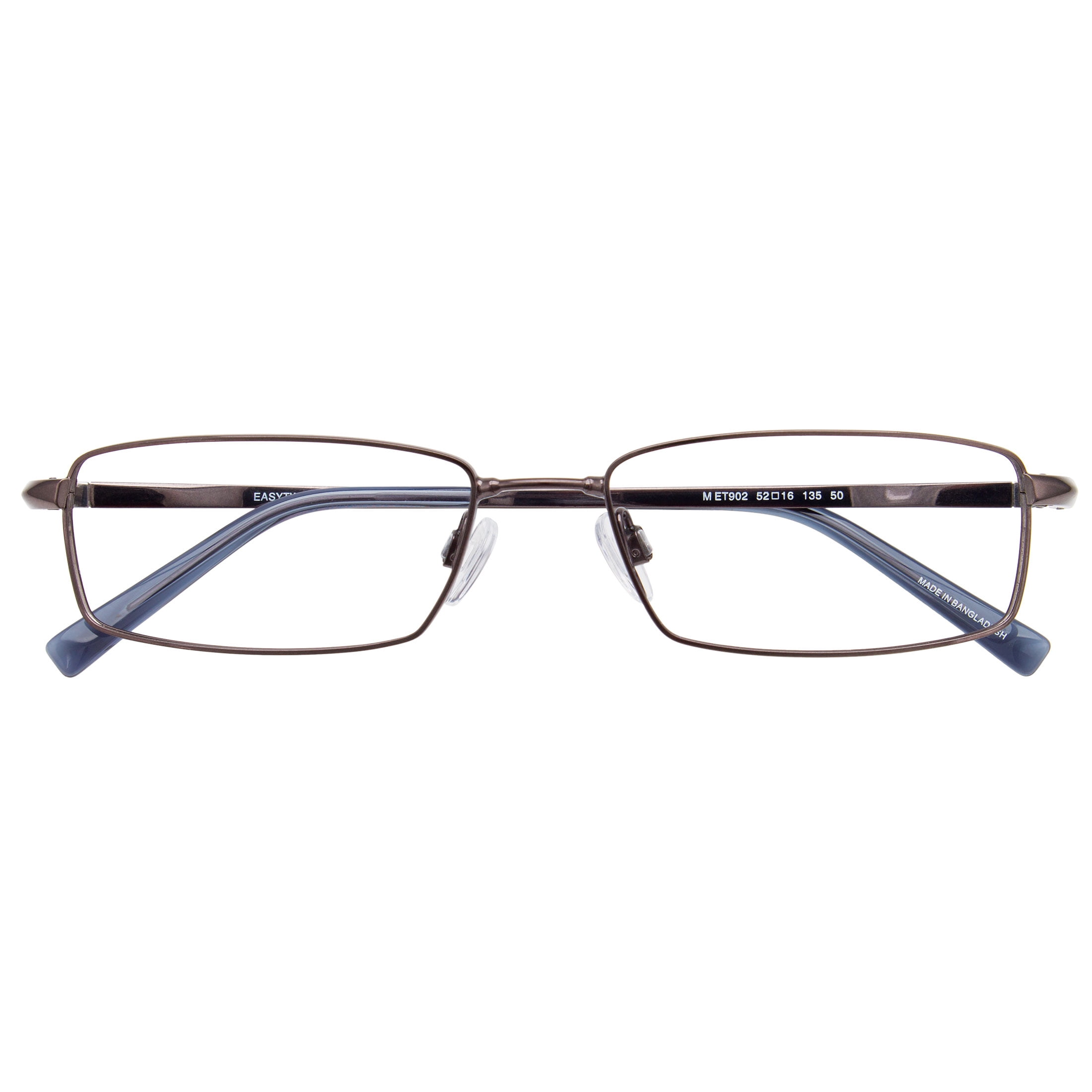 EasyTwist TurboFlex Men's Full Rim Eyeglasses, ET902, Blue, 52-16-135, with Case