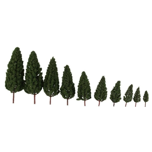 20pcs Modelo Tren Pagoda árboles 4.8-16cm Para Manualidades Bricolaje, Wargames, Wargaming Scenery O Diorama Scenics - 105 Yotijar Modelos de árboles de paisajes de trenes