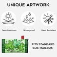 thumbnail image 4 of St. Patricks Day Shamrock Clover Welcome Mailbox Cover Magnetic Standard Size 21" x 19", Lucky Green Buffalo Plaid Decorative Post Letter Box Wrap Decor Irish Garden Yard Outdoor Decoration, 4 of 6