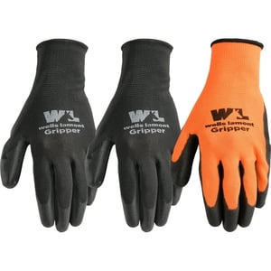 Work Gloves Multi-Pack with Polyurethane Palm Coating