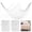 Bleached White, variant on 2 Pcs Fish Net Decorations, 39x78 Inch Cotton Nautical Themed Fishing Net, Wall Hanging Photo Display Fishnet for Coastal Bedroom Bathroom, Pirate Hawaiian Beach Under The Sea Party Decor, Light Pink